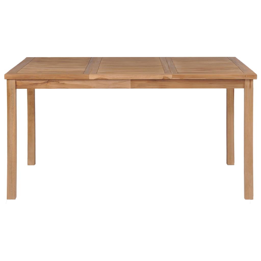 5-delige tuinset 150x90 cm massief teakhout – afbeelding 9