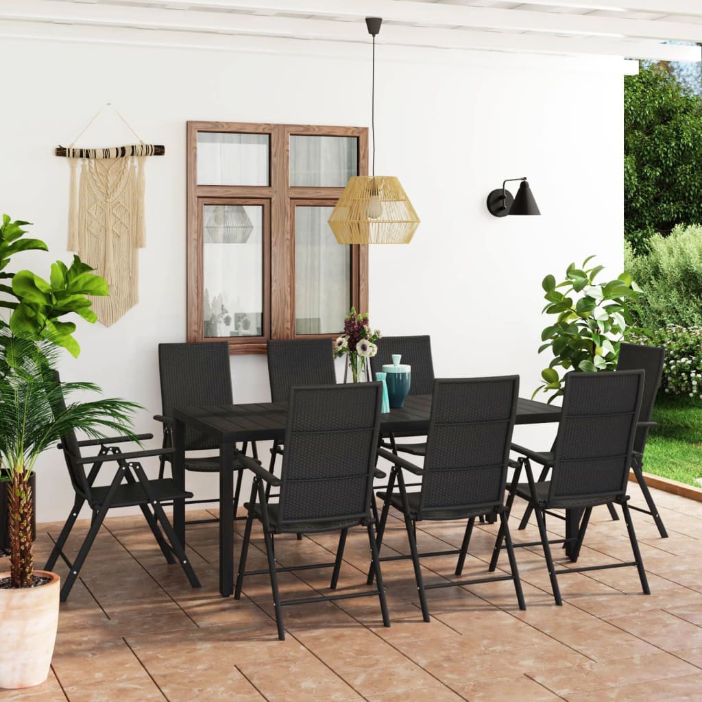 9-delige Tuinset zwart – afbeelding 1