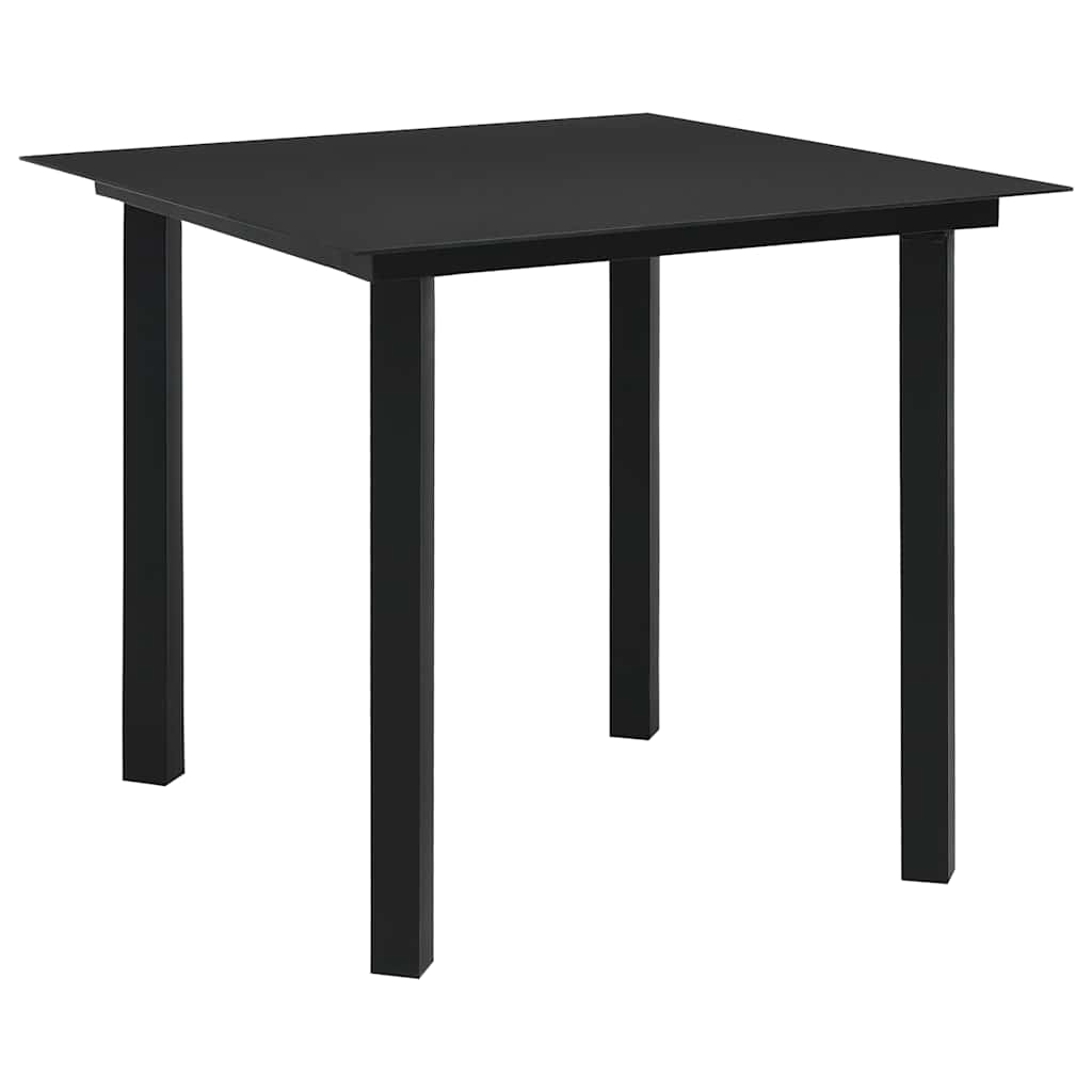 3-delige Tuinset PVC-rattan zwart – afbeelding 9