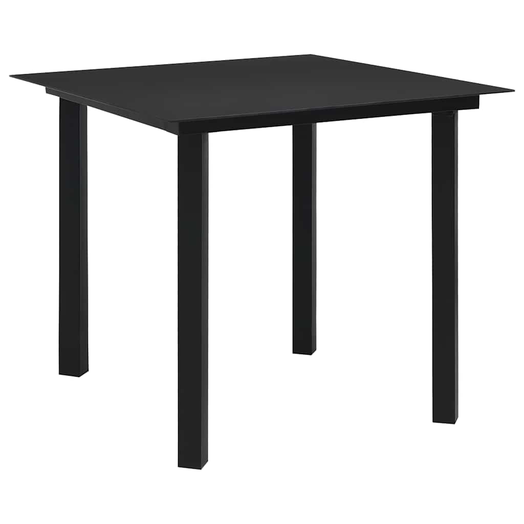 3-delige Tuinset poly rattan en glas – afbeelding 10