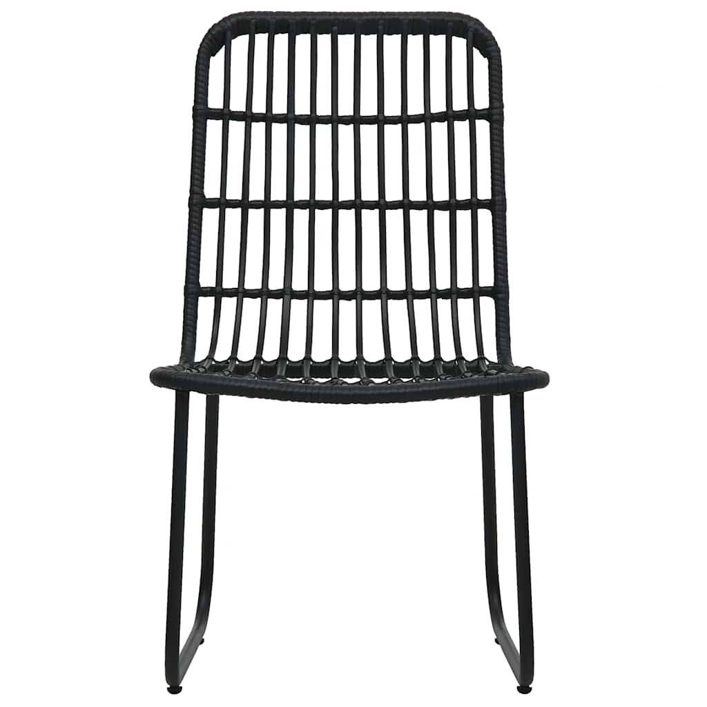 3-delige Tuinset poly rattan en glas – afbeelding 5