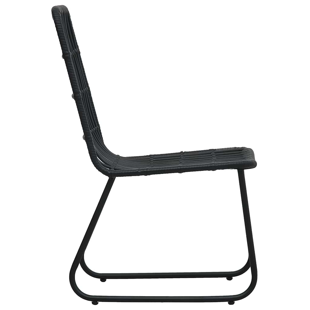 3-delige Tuinset poly rattan en glas – afbeelding 6