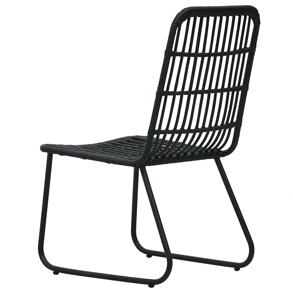 3-delige Tuinset poly rattan en glas – afbeelding 7