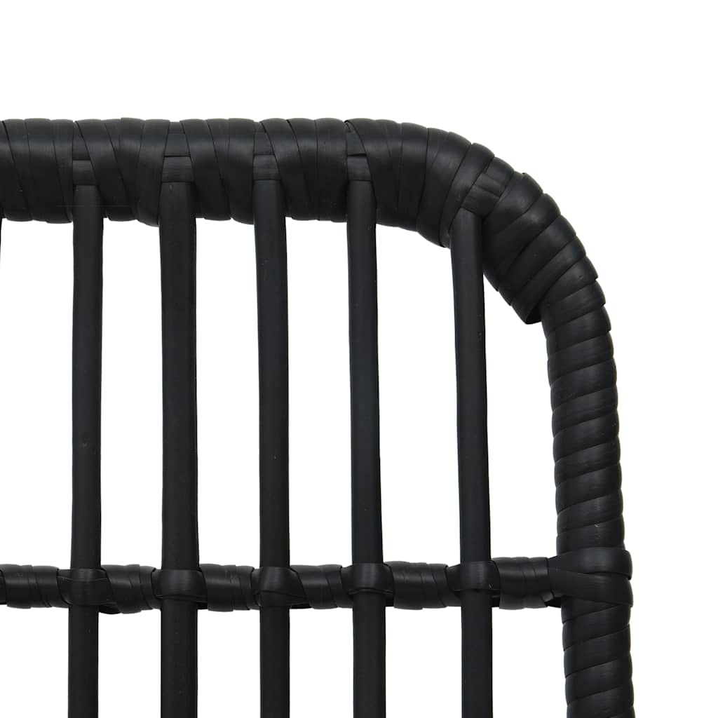3-delige Tuinset poly rattan en glas – afbeelding 8