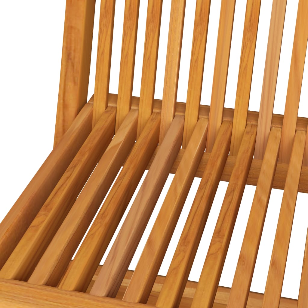 Tuinstoelen 4 st met heldergroene kussens massief teakhout – afbeelding 6