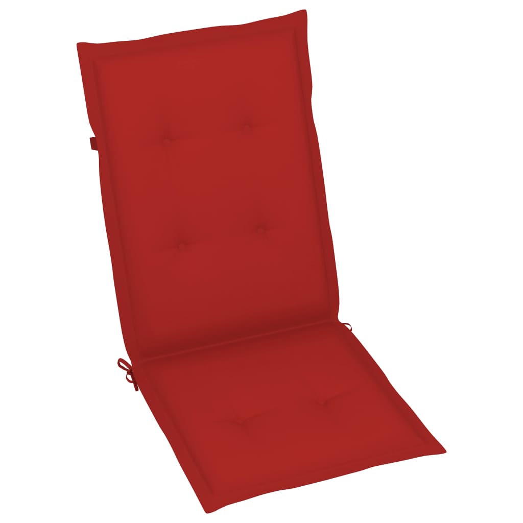 Tuinstoelen 2 st verstelbaar met kussens massief acaciahout – afbeelding 7