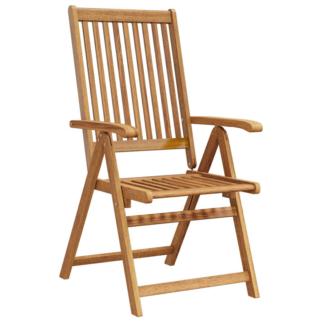 Tuinstoelen inklapbaar 4 st massief acaciahout