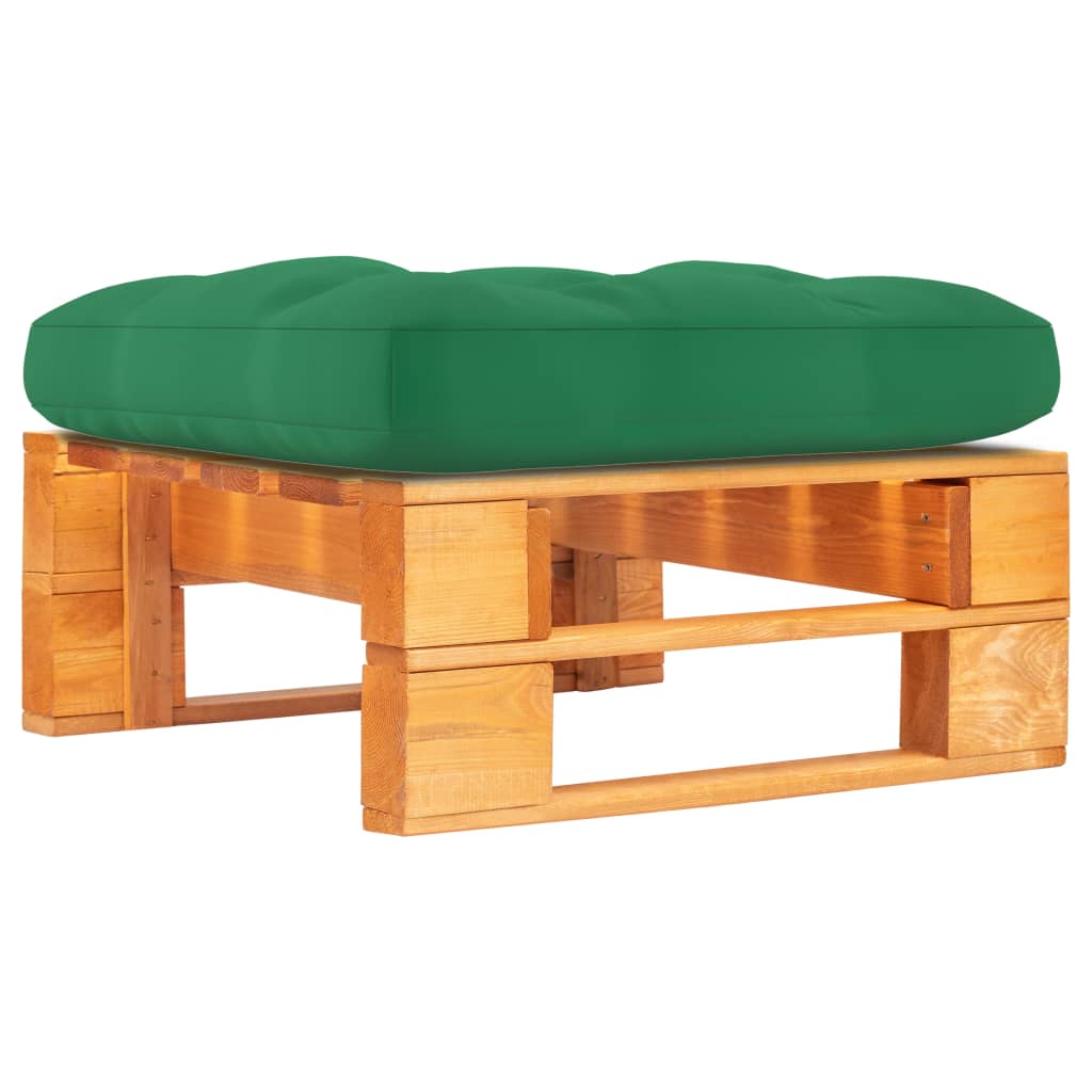 Tuinhocker pallet honingbruin geïmpregneerd grenenhout