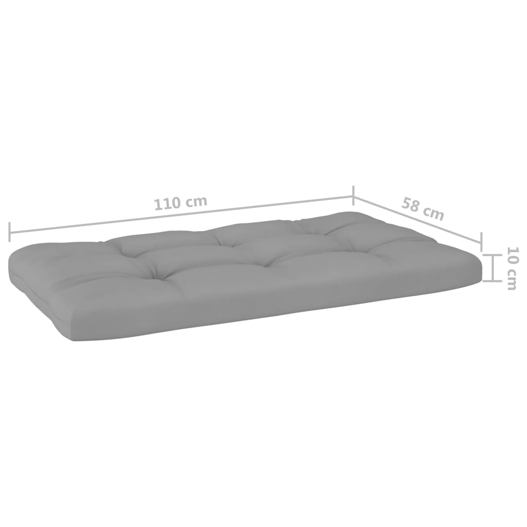 Tuinmiddenbank pallet zwart geïmpregneerd grenenhout – afbeelding 8
