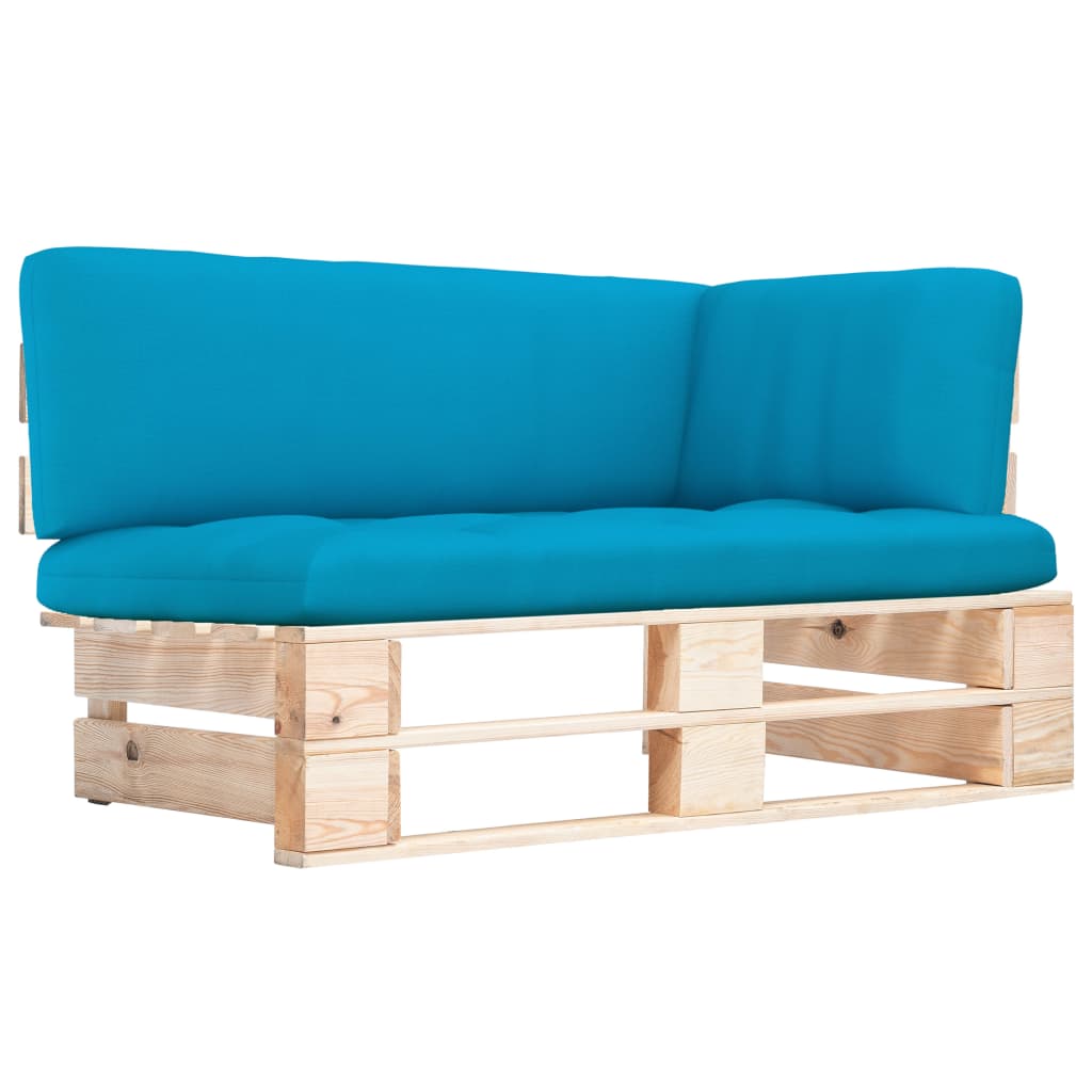 Tuinhoekbank pallet geïmpregneerd grenenhout