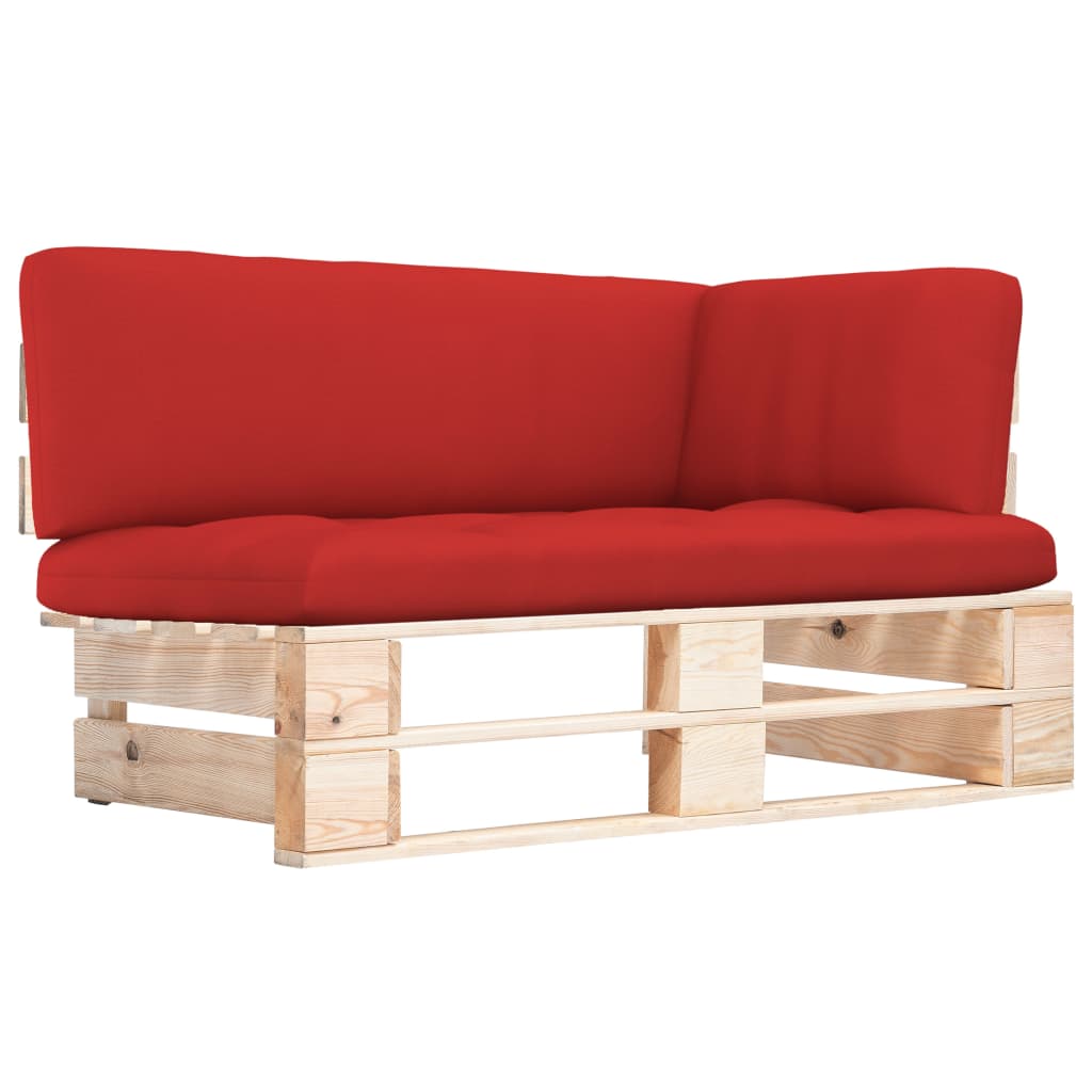 Tuinhoekbank pallet geïmpregneerd grenenhout