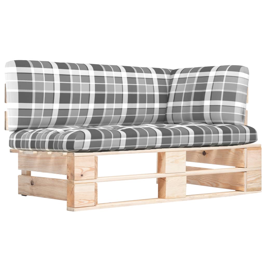 Tuinhoekbank pallet geïmpregneerd grenenhout