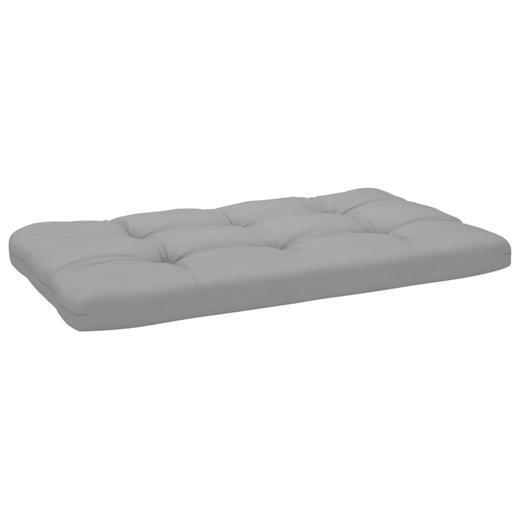 Tweezitsbank pallet met kussens grijs geïmpregneerd grenenhout – afbeelding 4