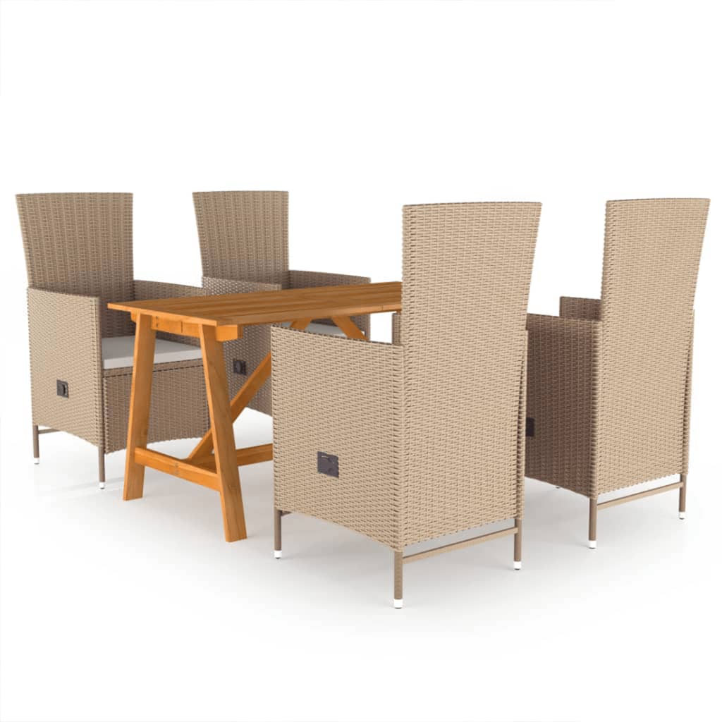 5-delige Tuinset beige – afbeelding 1