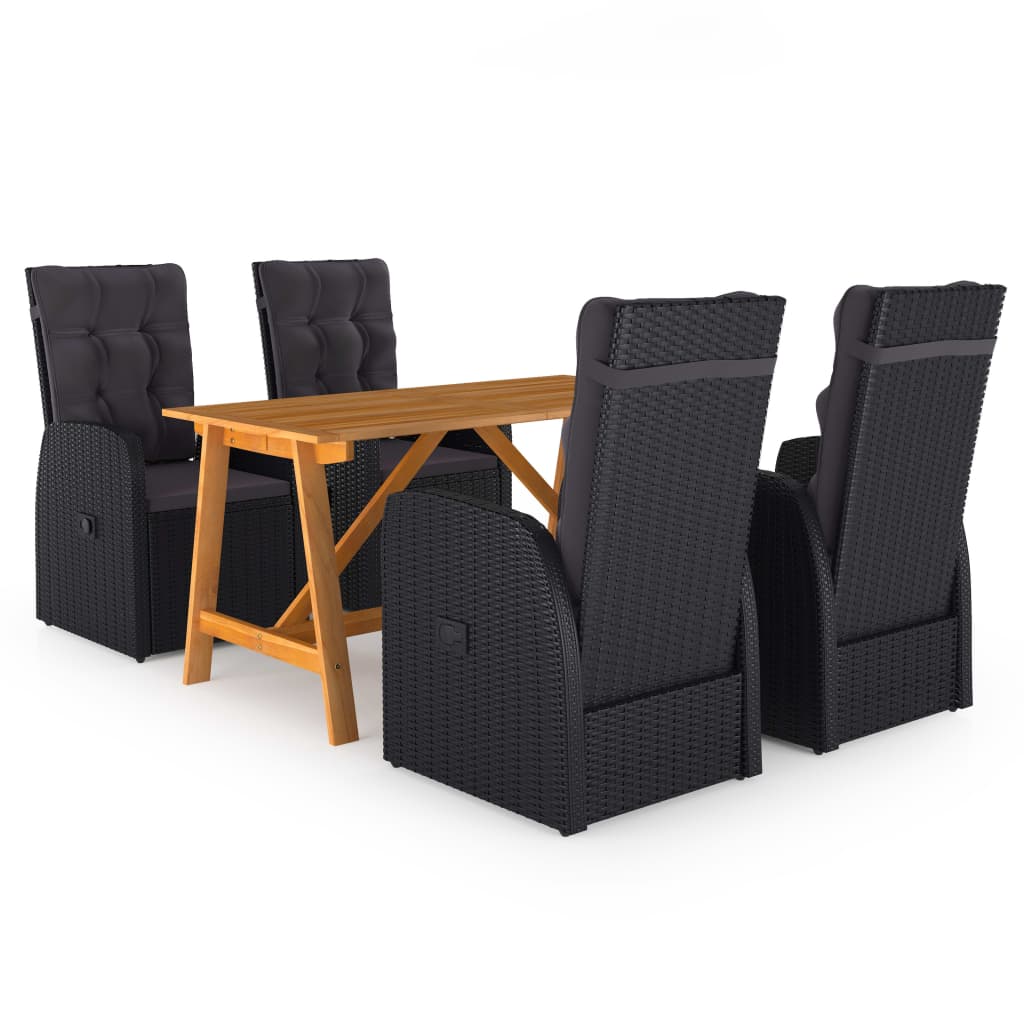 5-delige Tuinset zwart – afbeelding 1