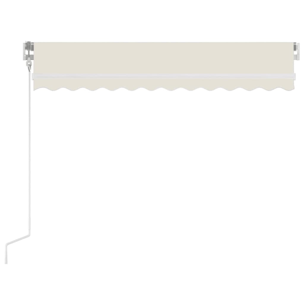 Luifel automatisch uittrekbaar 350x250 cm crèmekleurig – afbeelding 3