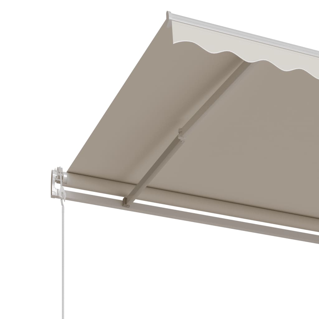 Luifel automatisch uittrekbaar 350x250 cm crèmekleurig – afbeelding 4