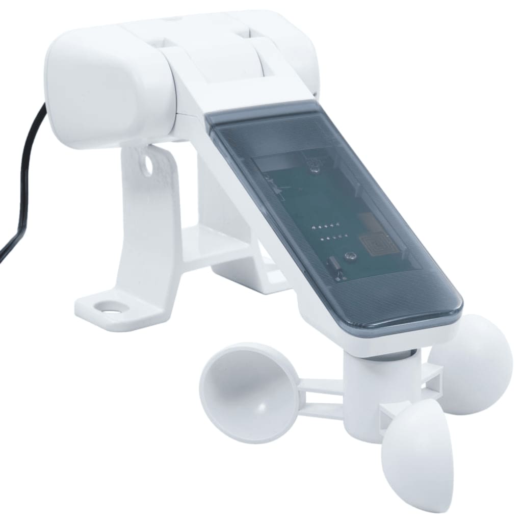 Luifel automatisch met LED en windsensor 400x300 cm blauw wit – afbeelding 6