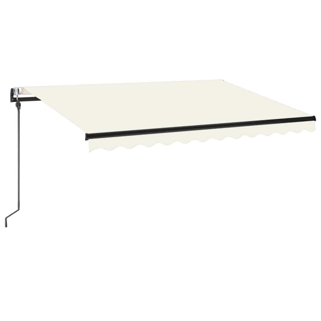 Luifel automatisch uittrekbaar 300x250 cm crèmekleurig – afbeelding 2