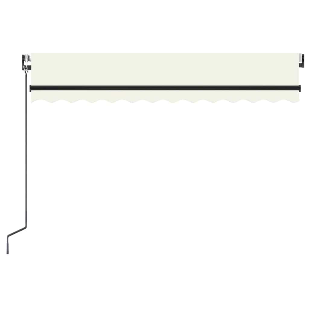 Luifel automatisch uittrekbaar 300x250 cm crèmekleurig – afbeelding 4