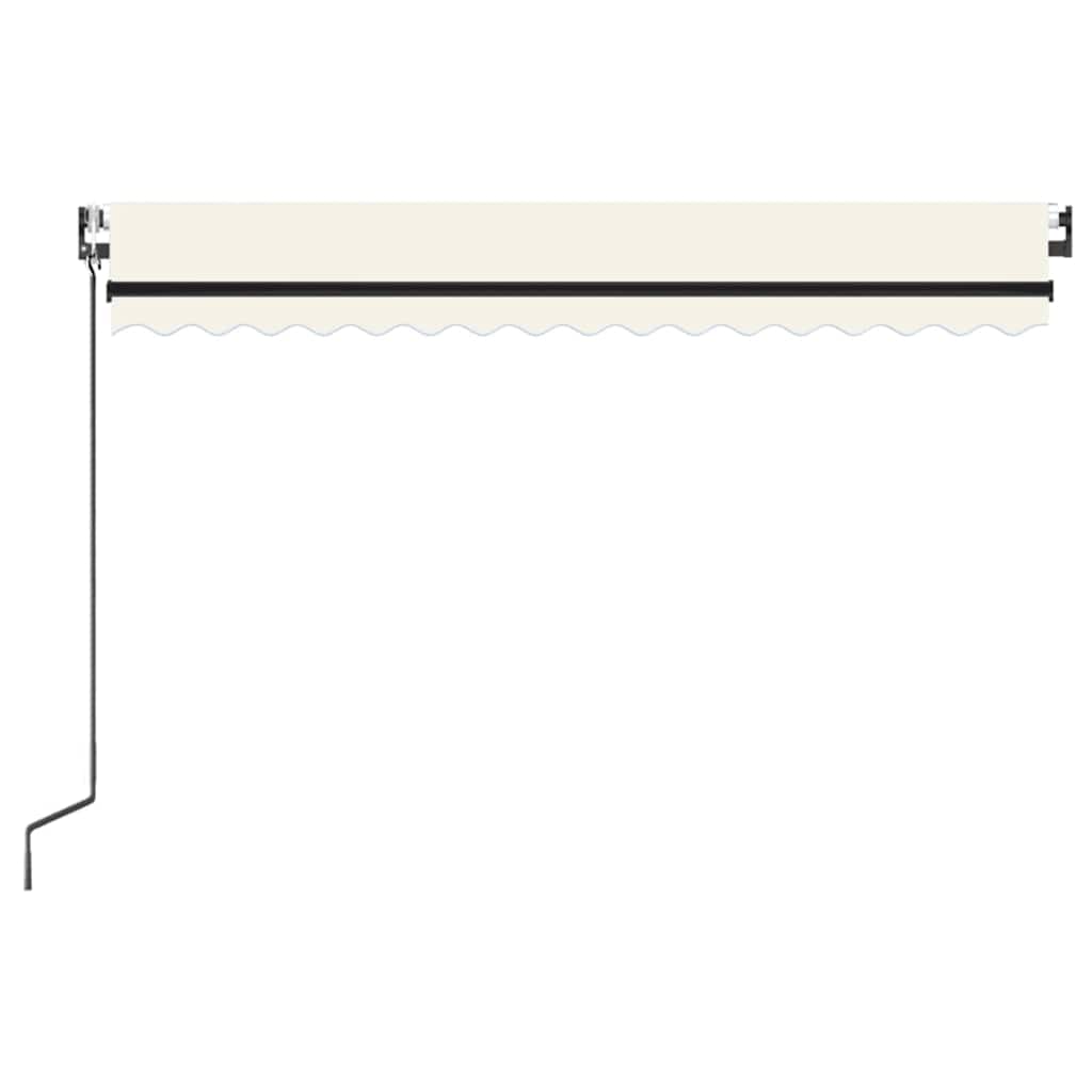 Luifel automatisch uittrekbaar 400x300 cm crèmekleurig – afbeelding 4
