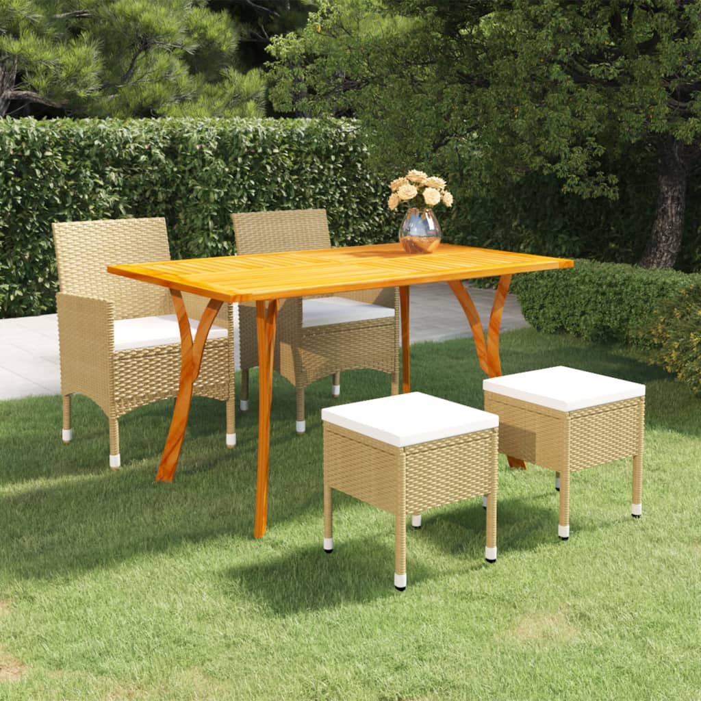 5-delige Tuinset beige – afbeelding 1
