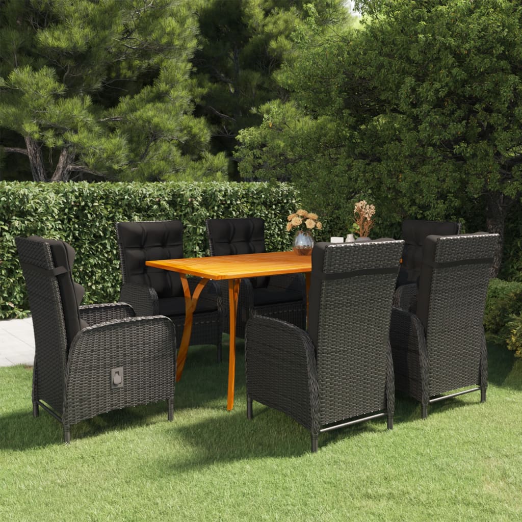 7-delige Tuinset zwart – afbeelding 1