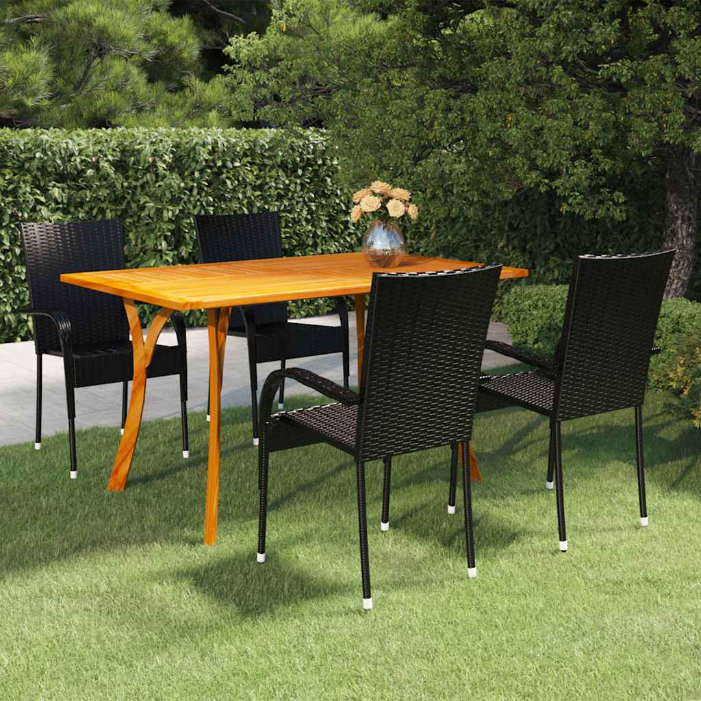 5-delige Tuinset zwart – afbeelding 1