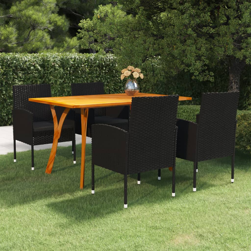 5-delige Tuinset zwart – afbeelding 1