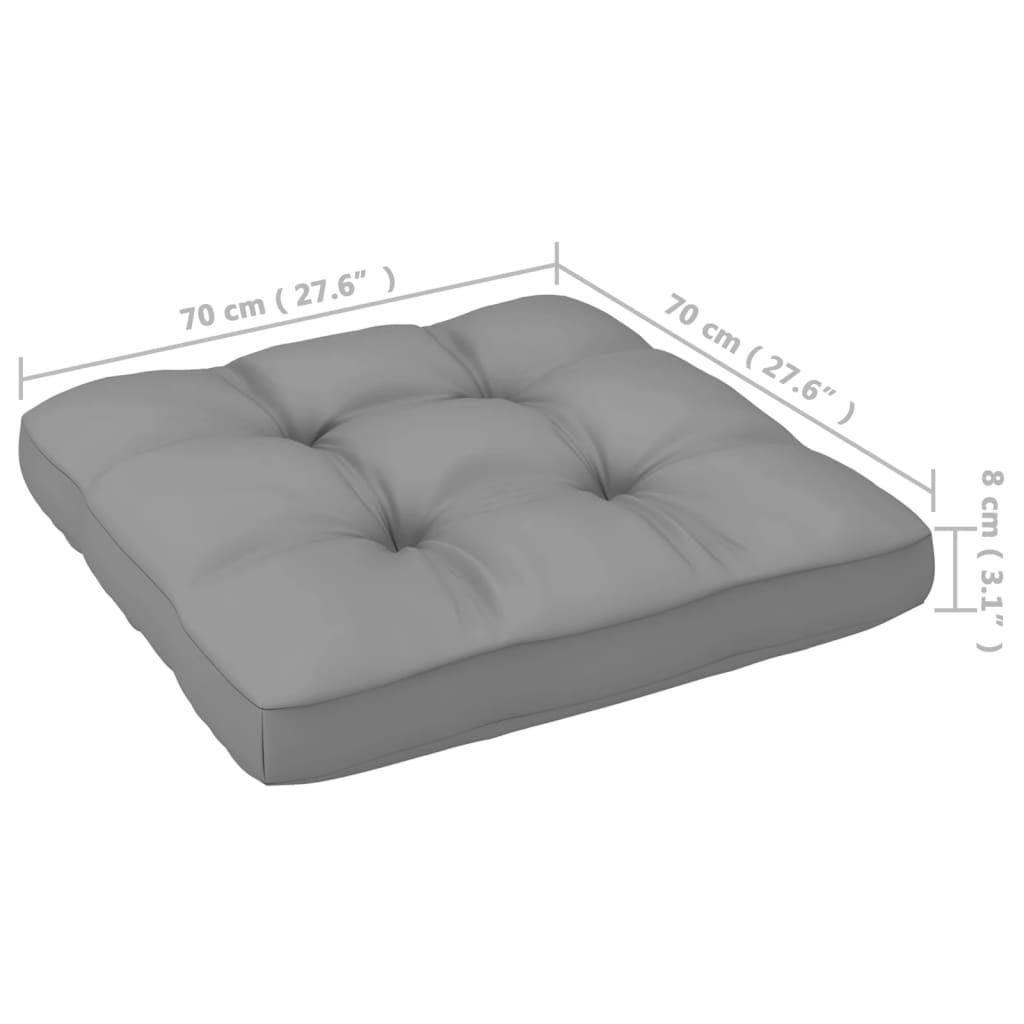 10-delige Loungeset met kussens massief grenenhout – afbeelding 11