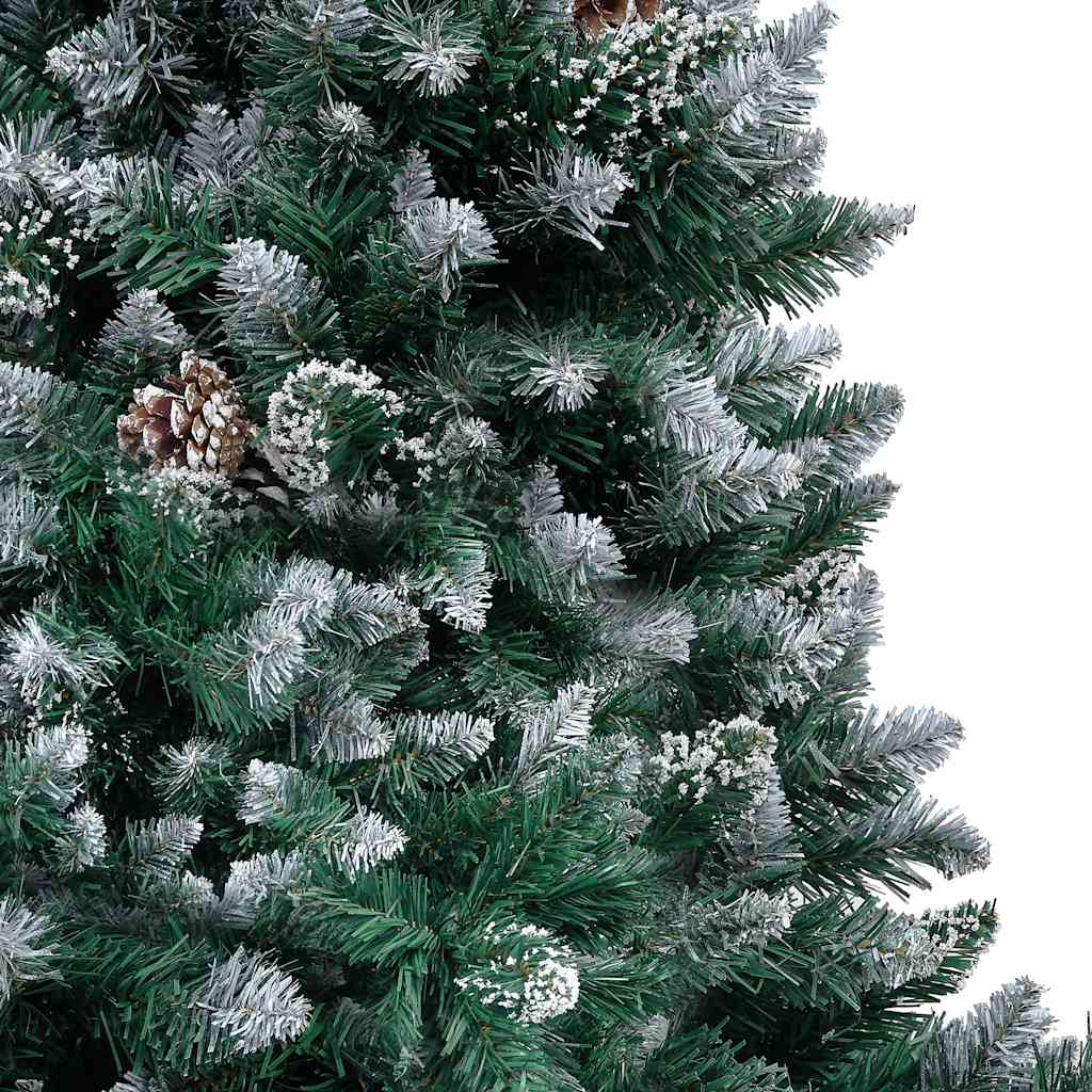 Kunstkerstboom met LED en kerstballen en dennenappels 180 cm – afbeelding 4