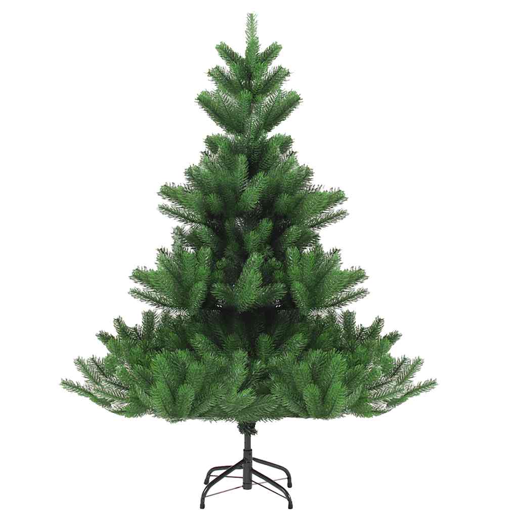 Kunstkerstboom Nordmann met LED's en kerstballen 150 cm groen – afbeelding 3