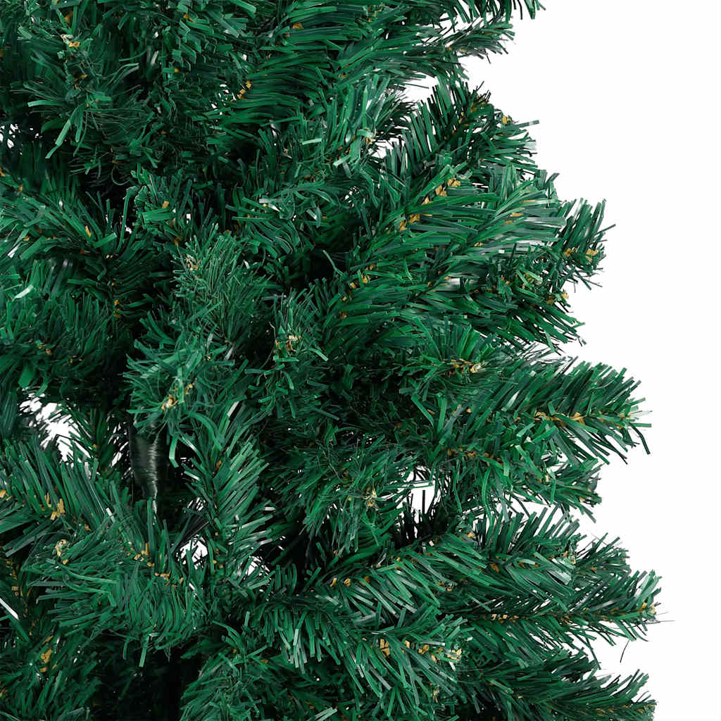 Kunstkerstboom met verlichting en kerstballen 150 cm PVC groen – afbeelding 11