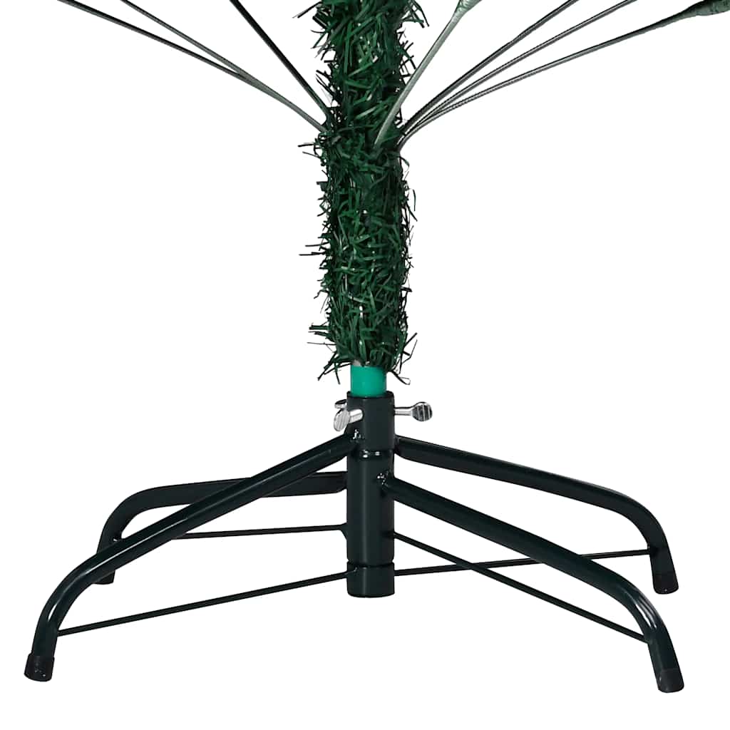 Kunstkerstboom met verlichting en kerstballen 150 cm PVC groen – afbeelding 9