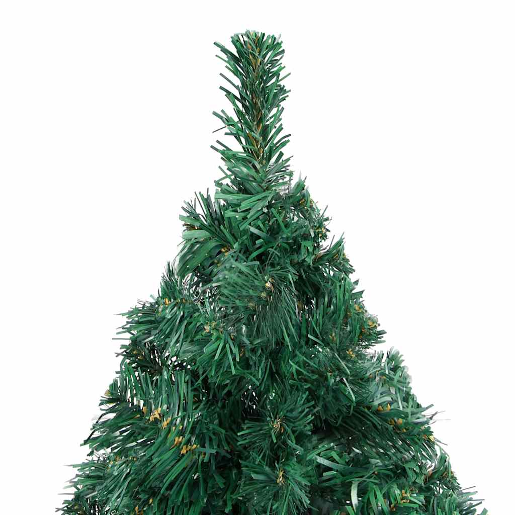 Kunstkerstboom met verlichting en kerstballen 180 cm PVC groen – afbeelding 10