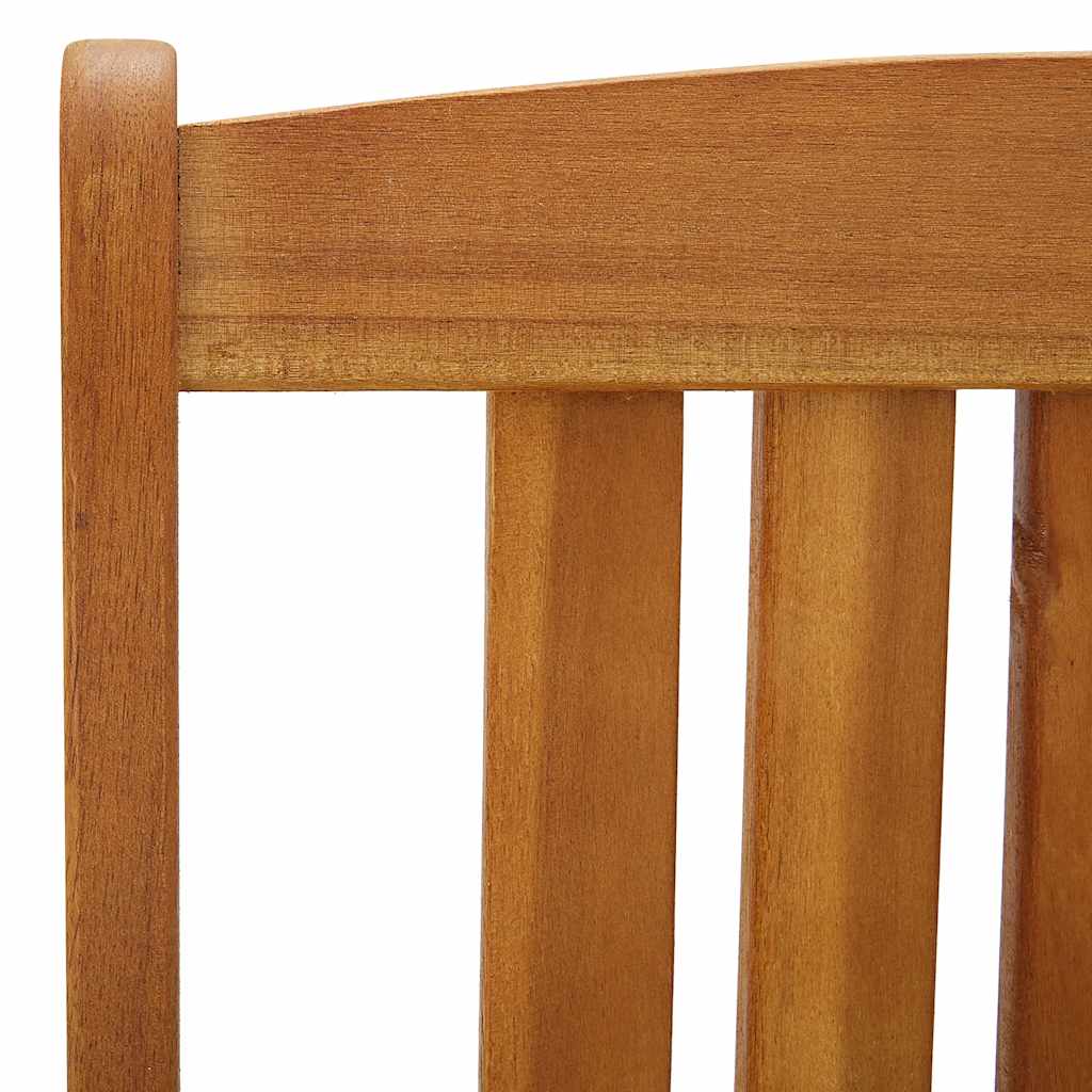 Tuinstoelen 8 st massief acaciahout – afbeelding 6