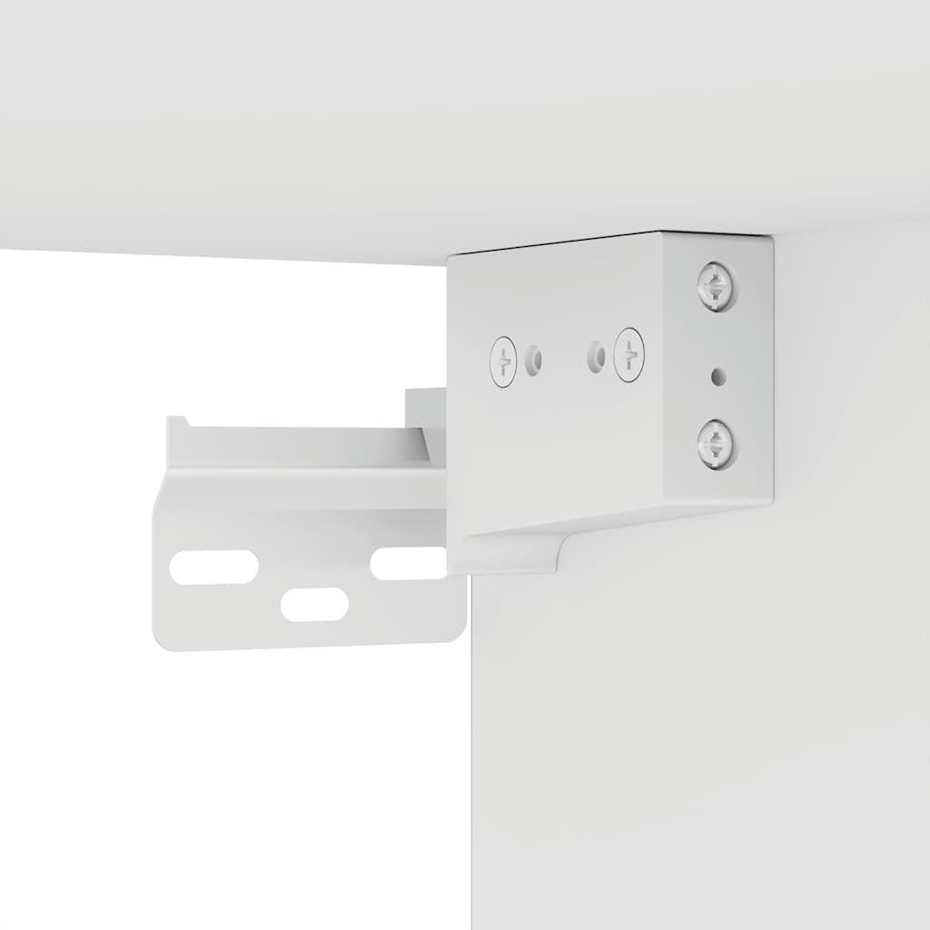 6-delige Tv-meubelset bewerkt hout wit – afbeelding 12