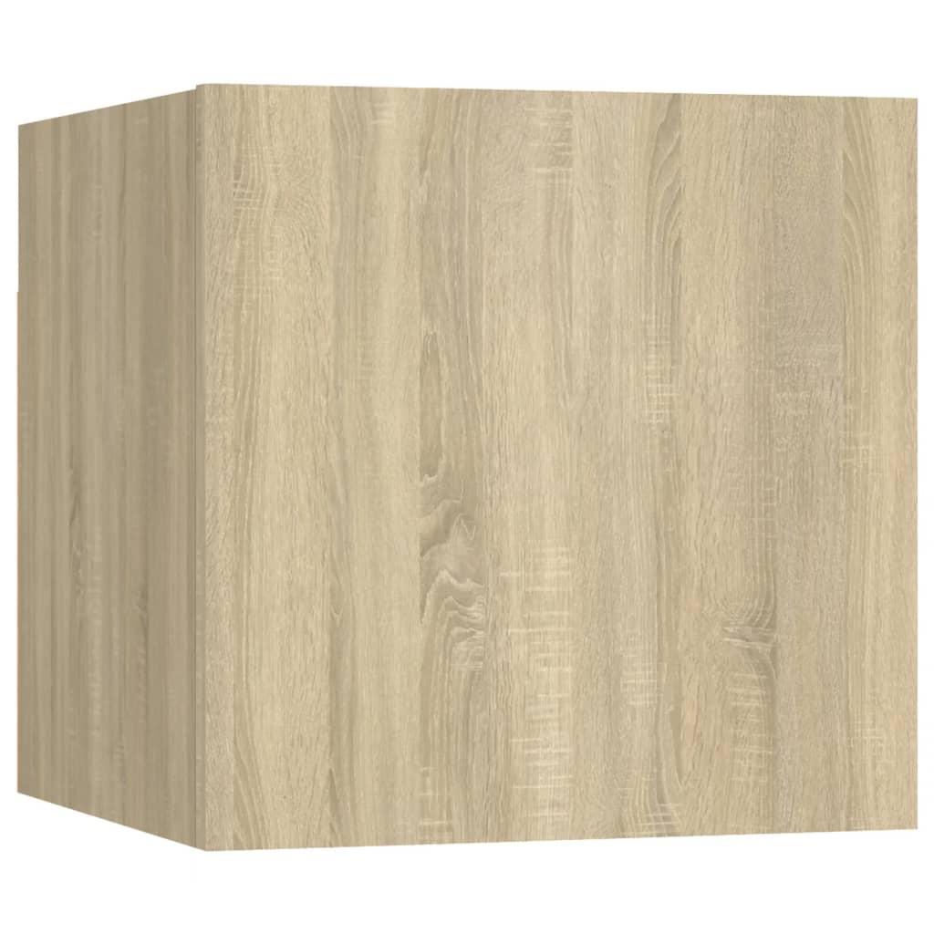 6-delige Tv-meubelset bewerkt hout sonoma eikenkleurig – afbeelding 3
