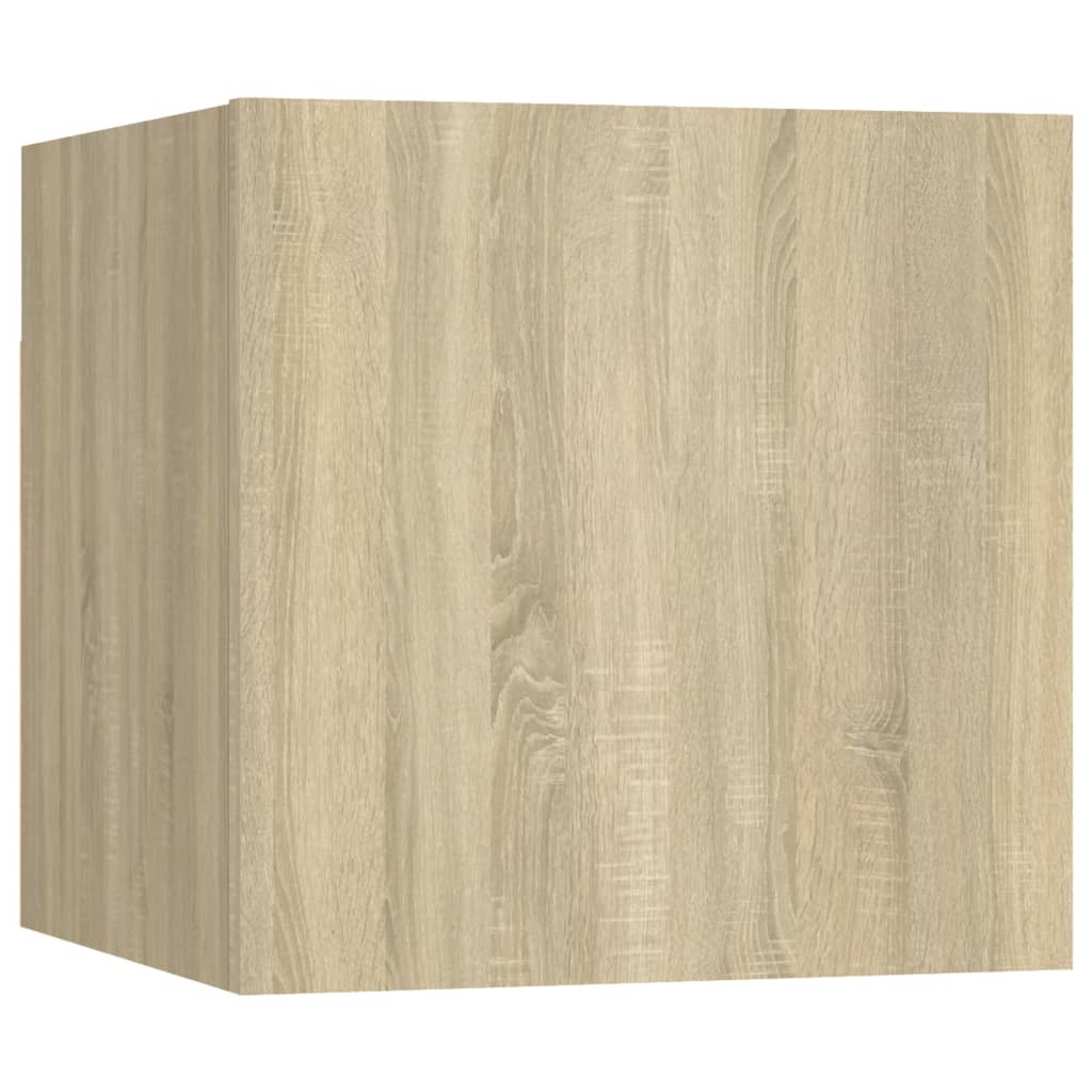 5-delige Tv-meubelset bewerkt hout sonoma eikenkleurig – afbeelding 3