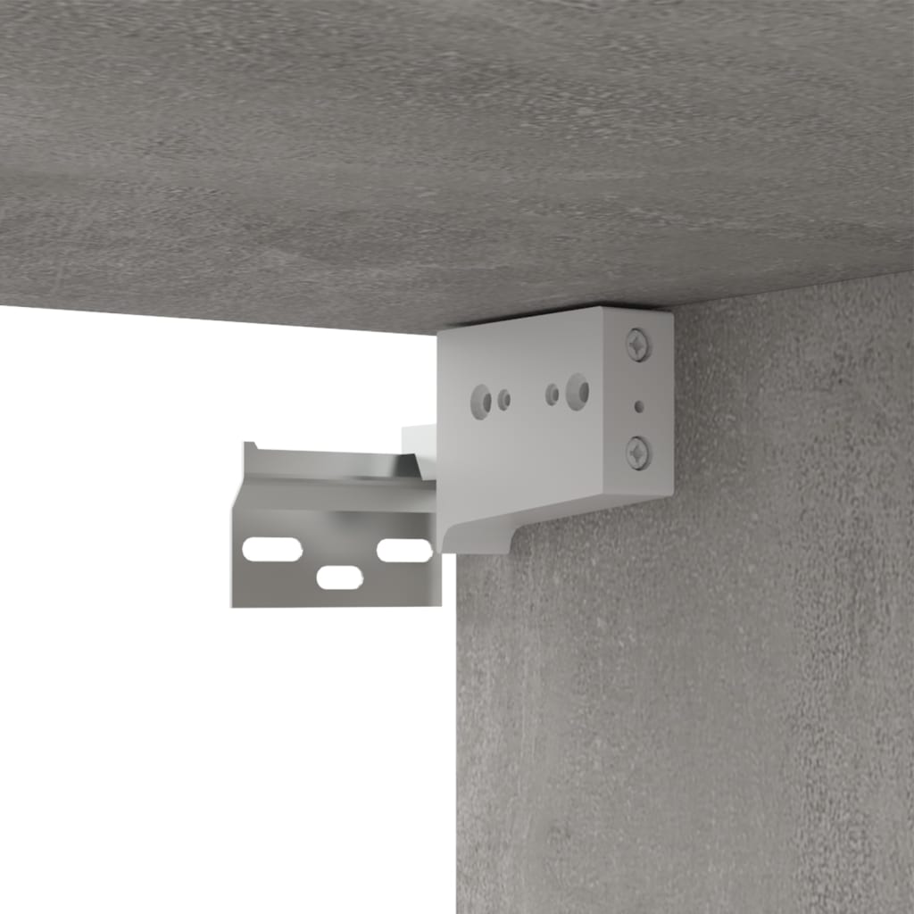 8-delige Tv-meubelset spaanplaat betongrijs – afbeelding 6