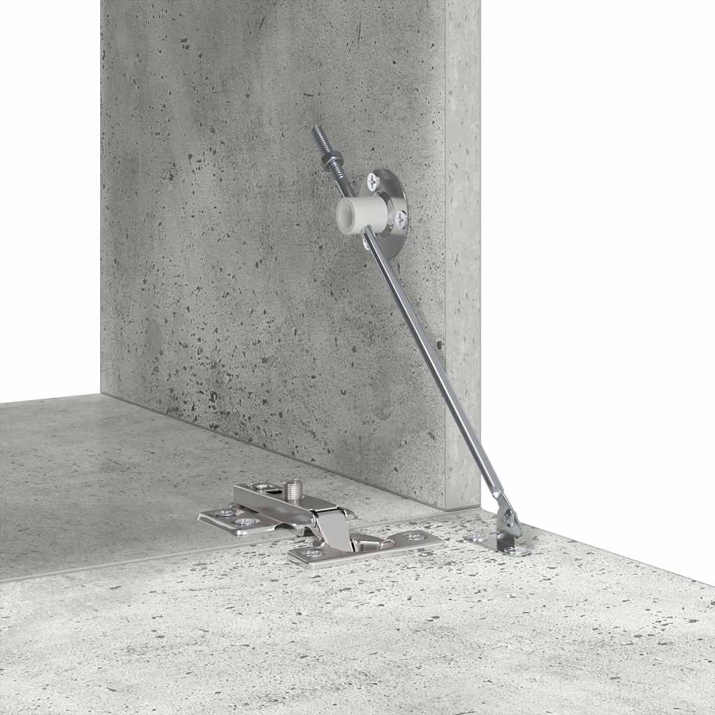 8-delige Tv-meubelset spaanplaat betongrijs – afbeelding 11