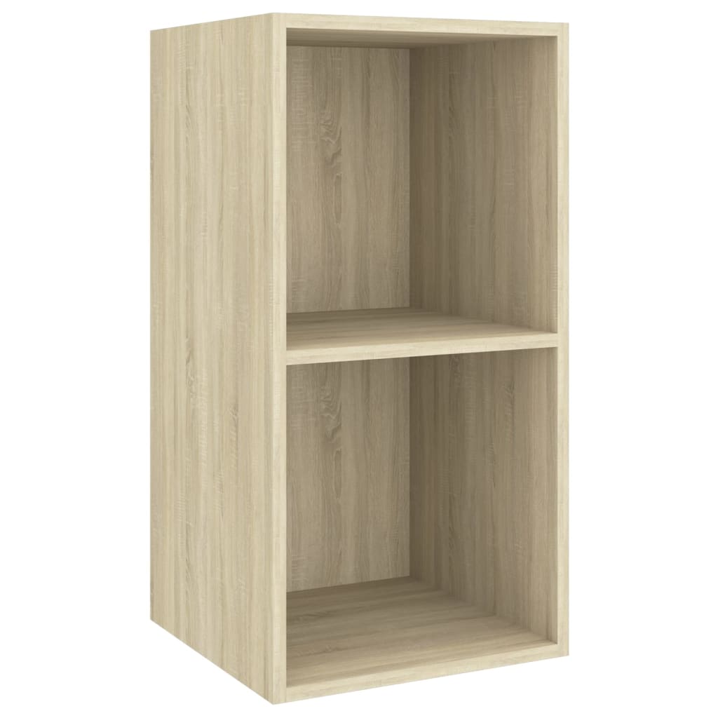 4-delige Tv-meubelset bewerkt hout sonoma eikenkleurig – afbeelding 5