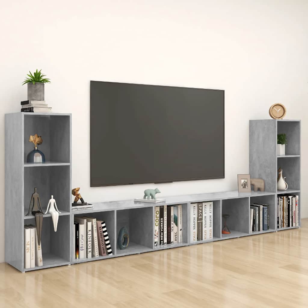 | TV Kast | 4 pcs 37 x 35 x 107,5 cm – afbeelding 1