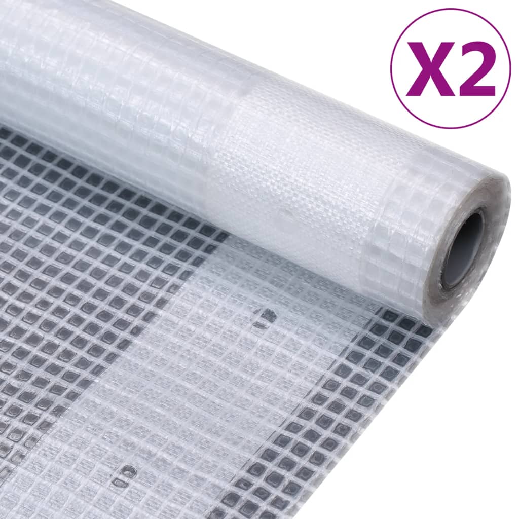 Dekzeilen 2 st Leno 260 g/m² 3x20 m wit