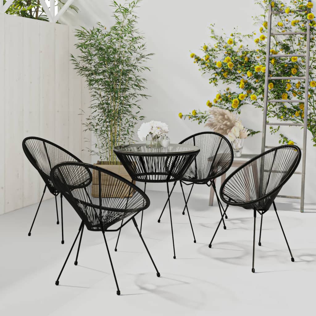5-delige Tuinset zwart – afbeelding 1