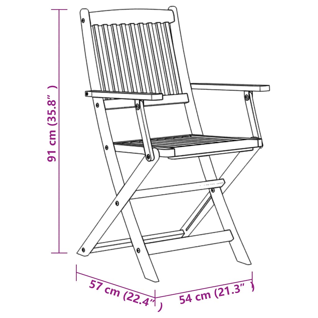 7-delige Tuinset massief acaciahout – afbeelding 8