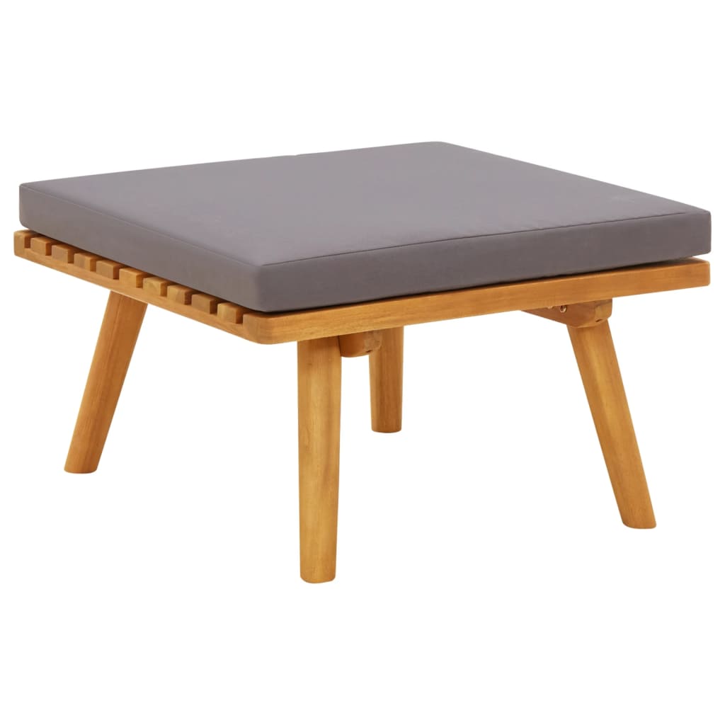 11-delige Loungeset met kussens massief acaciahout – afbeelding 7