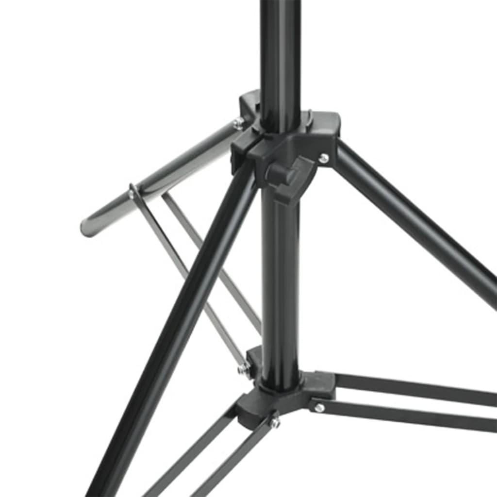Fotostudioset met verlichtingsset, achtergrond en reflector – afbeelding 12