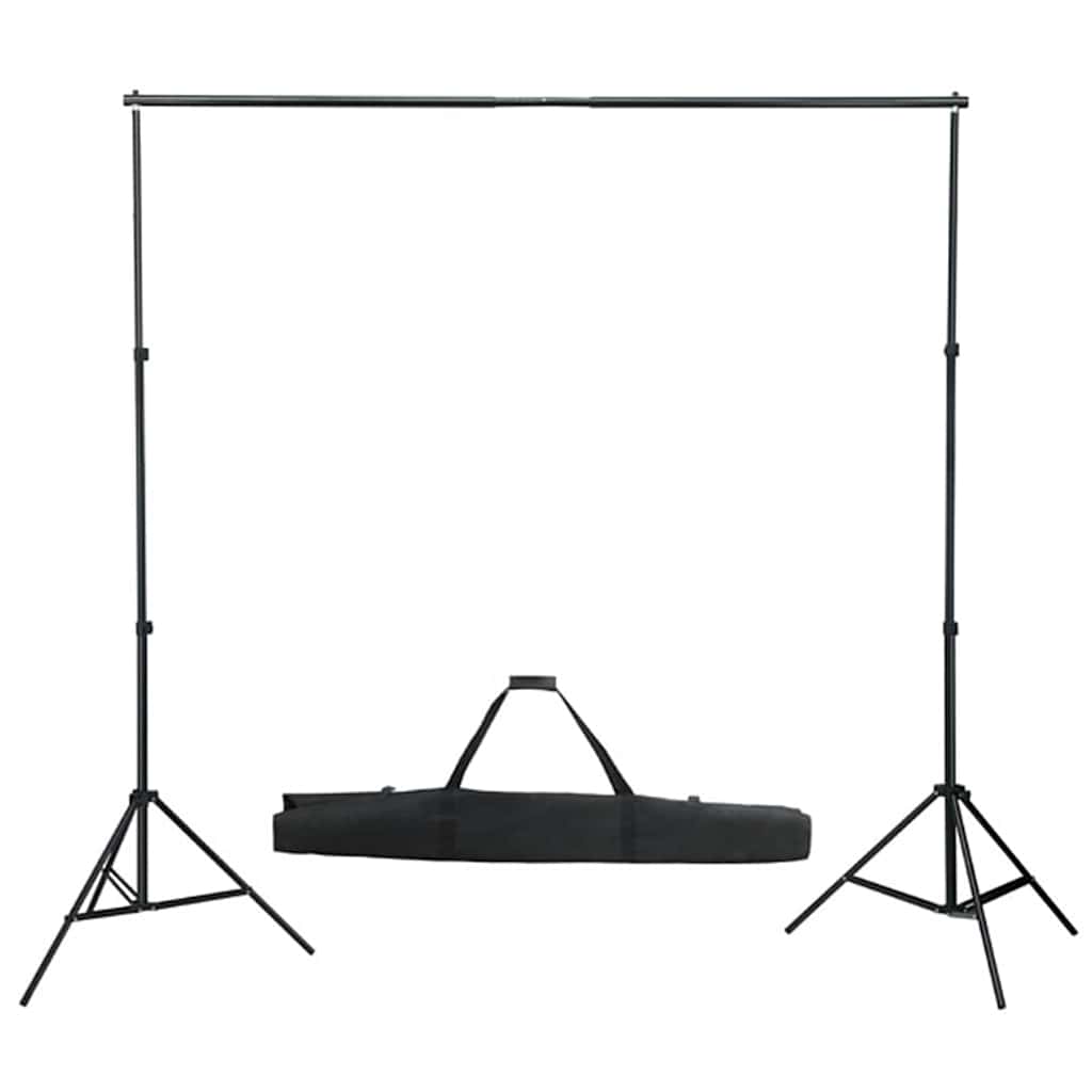Fotostudioset met verlichtingsset, achtergrond en reflector – afbeelding 7