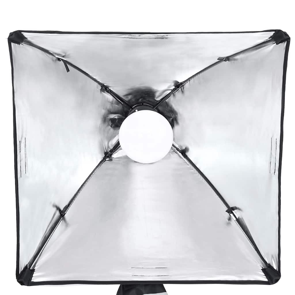 Fotostudioset met verlichtingsset, achtergrond en reflector – afbeelding 4